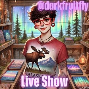 @darkfruitfly from Alaska! Handmade artist journals. Hand cut and sewn in Alaska